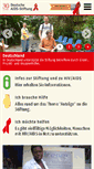 Mobile Screenshot of aids-stiftung.de
